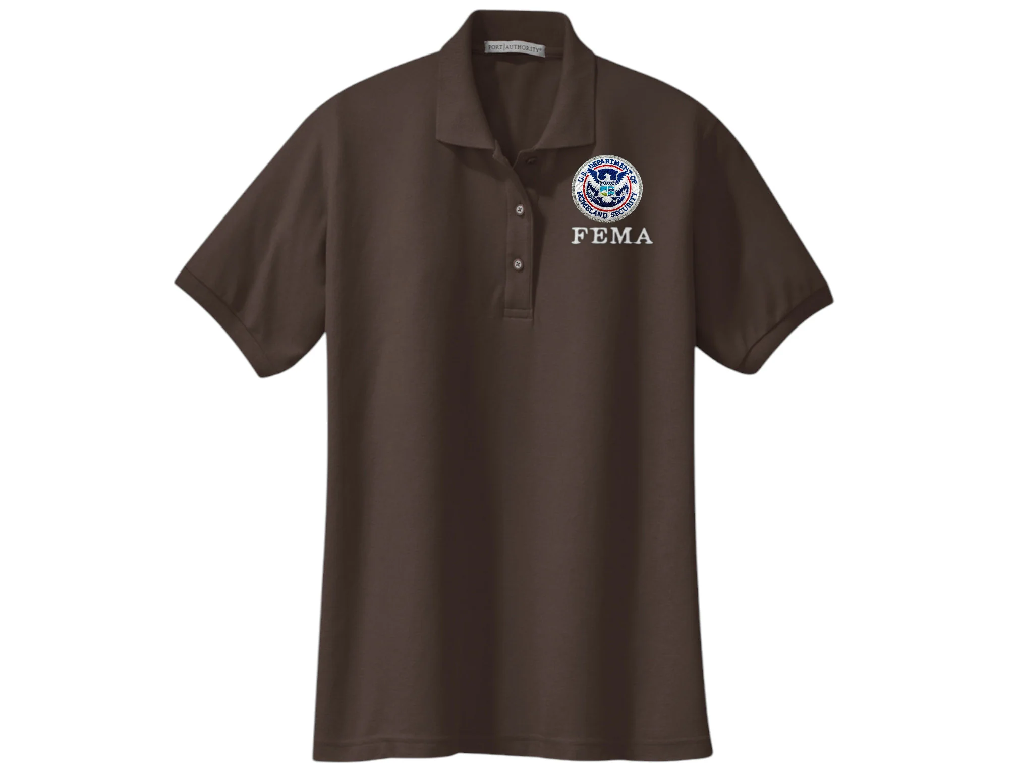 WOMEN'S FEMA BADGE PORT AUTHORITY POLO - L500 - Image 10