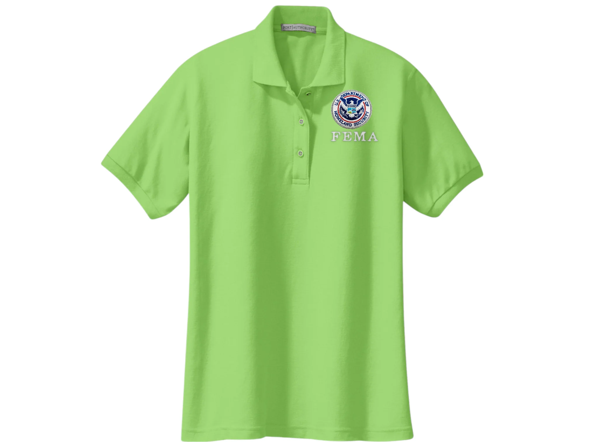 WOMEN'S FEMA BADGE PORT AUTHORITY POLO - L500 - Image 21