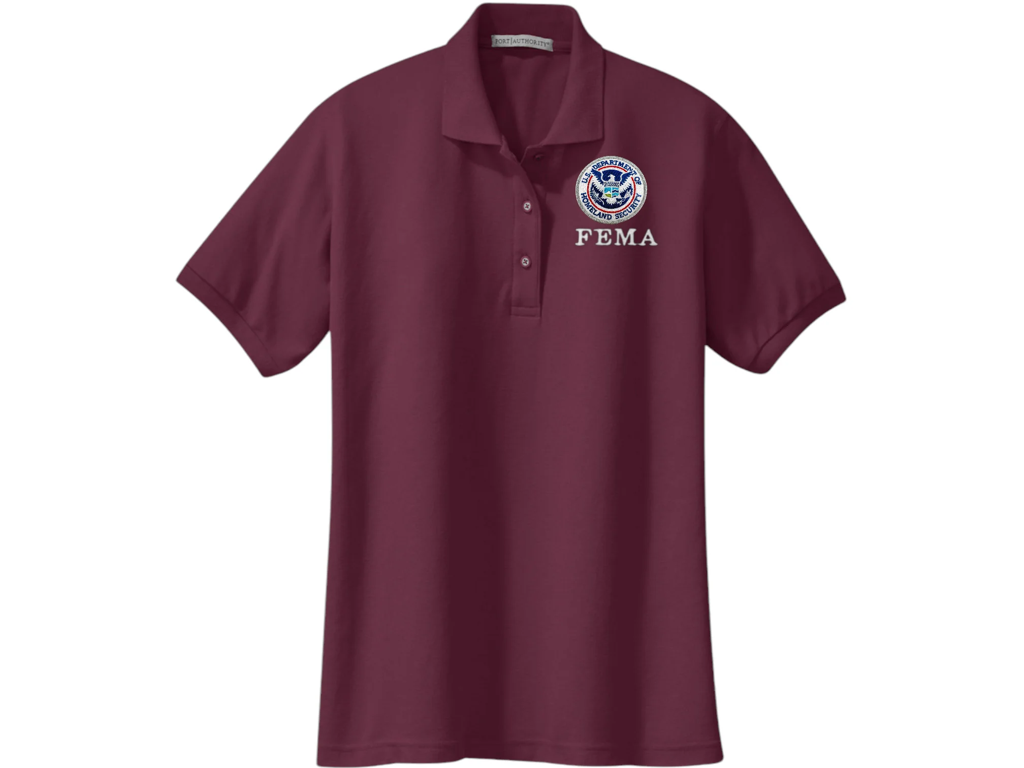 WOMEN'S FEMA BADGE PORT AUTHORITY POLO - L500 - Image 5