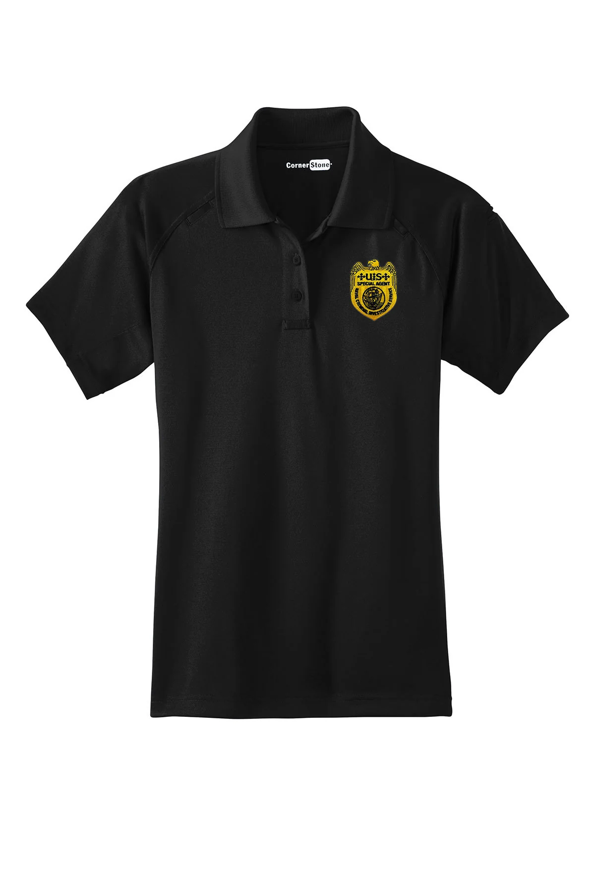 WOMEN'S NCIS SPECIAL AGENT BADGE ON CORNERSTONE TACTICAL POLO-CS411 - Image 2