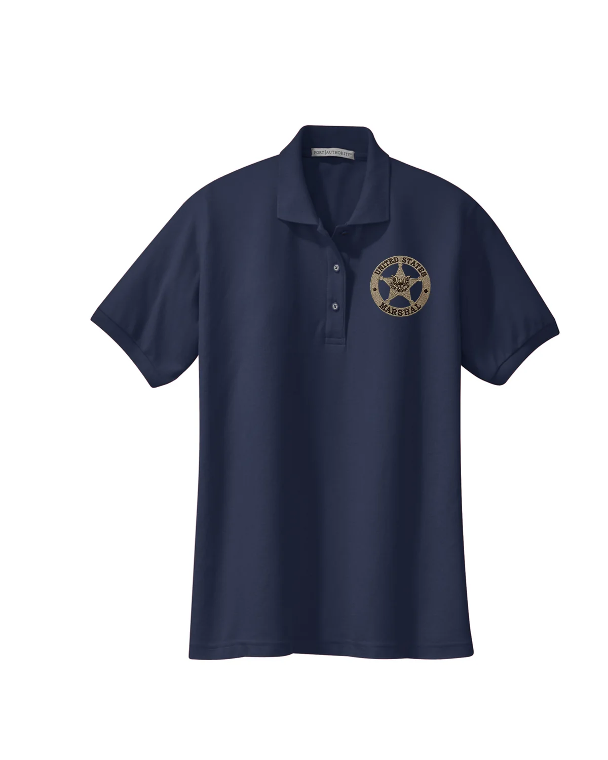 WOMEN'S USMS STAR PORT AUTHORITY POLO- L500 - Image 2