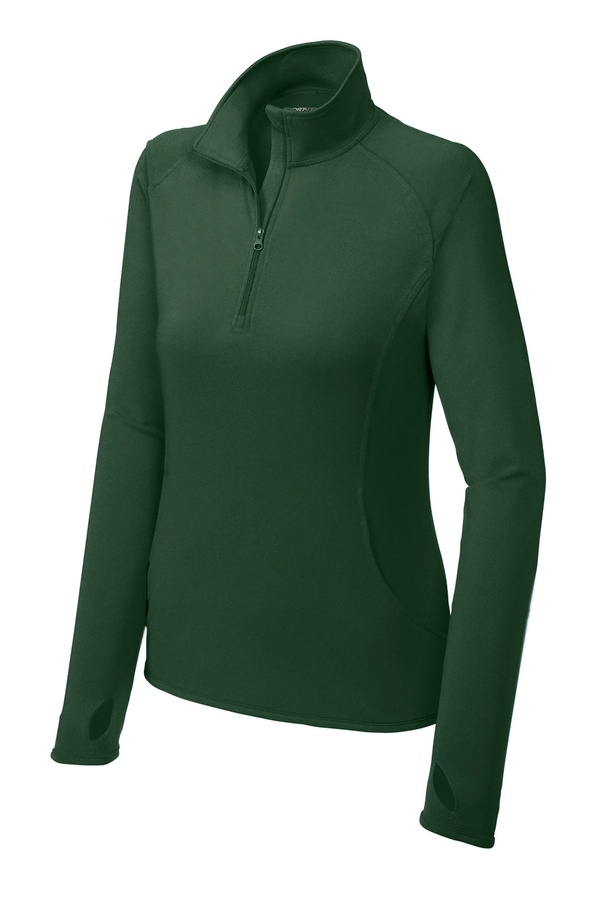 WOMEN'S SPORT-TEK SPORT WICK STRETCH 1/2 ZIP PULLOVER-LST850 - Image 9