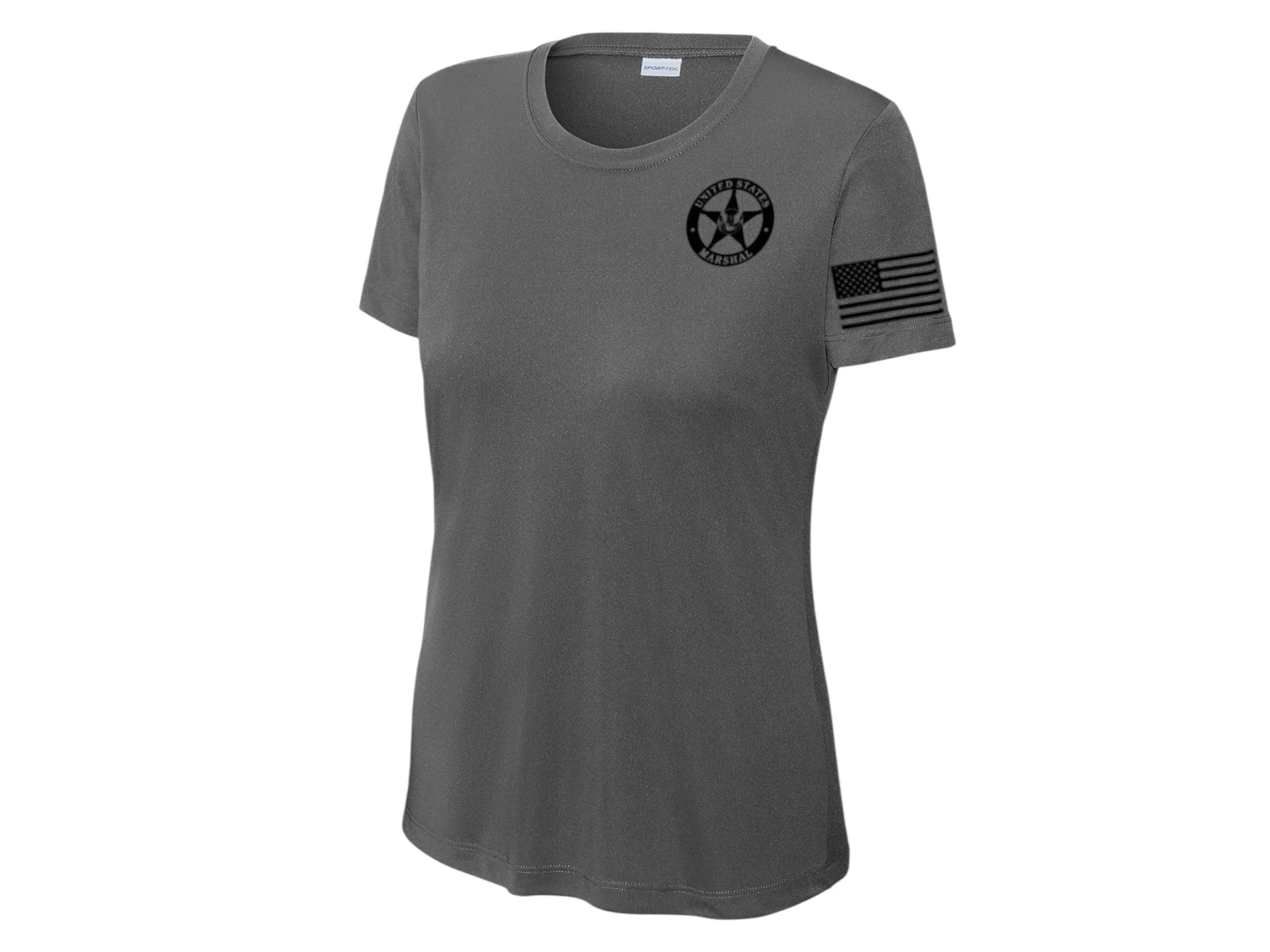 WOMEN'S USMS MOISTURE WICKING CUSTOM RAID T-SHIRT-LST350 - Image 5