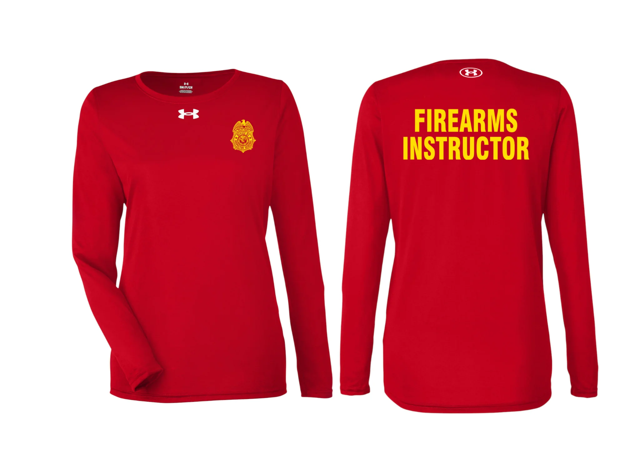 WOMEN'S VA OIG BADGE UNDER ARMOUR L/S TECH TEE-1376852 - Image 4